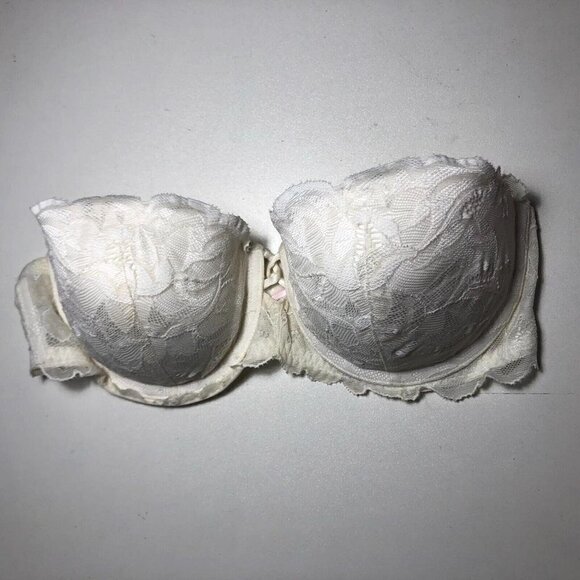🛒 $8 - #4103-3 Victoria's Secret Underwire Bra White Lace RN54867 Size 34B - Picture 6 of 6